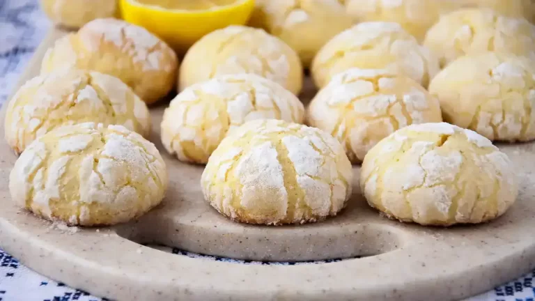 Biscuits Craquelés au citron au thermomix