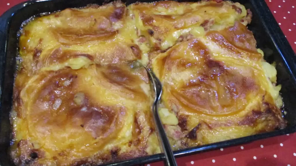 Gratin de choux fleur façon tartiflette