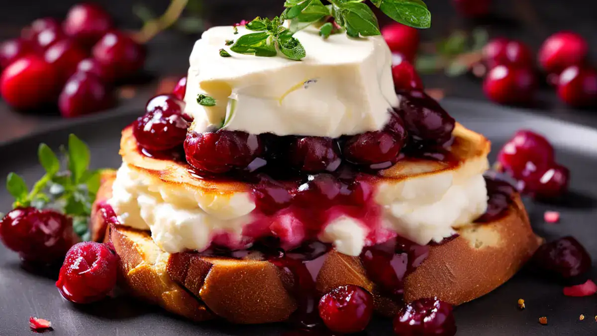 Entrée au Fromage Brie et Canneberges : Une Délicieuse Idée pour Vos Repas