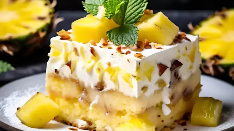 Gâteau Froid à l'Ananas