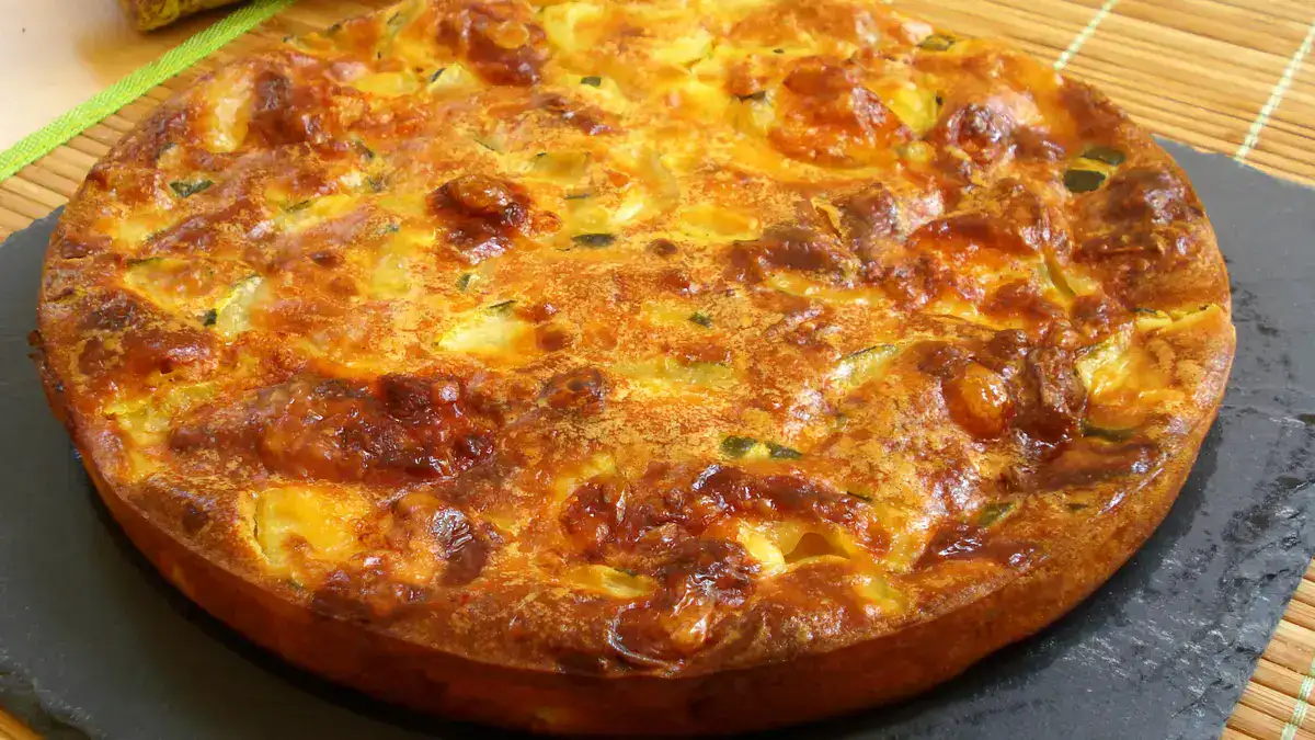 Quiche sans Pâte au Chèvre et Courgettes