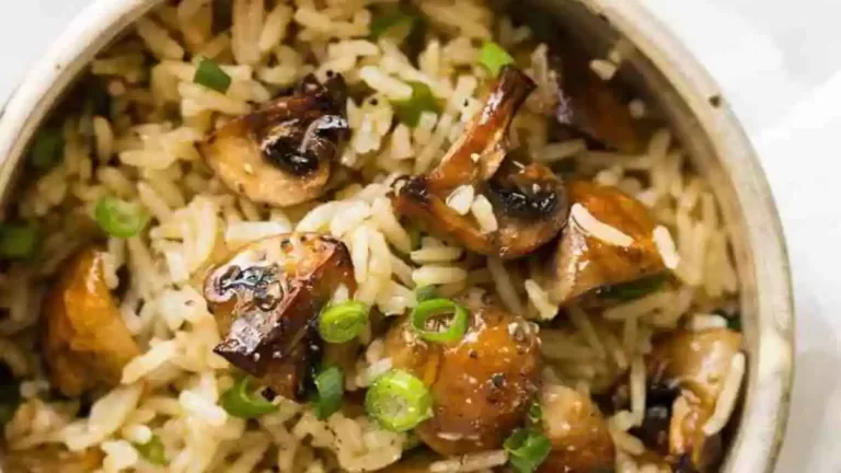 Riz aux Oignons et Champignons Caramélisés