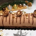 Bûche de Noël au Goût Ferrero Rocher