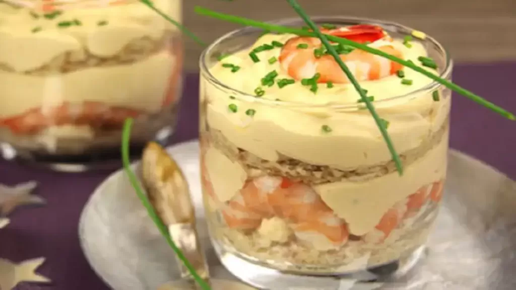 Tiramisu aux Crevettes Roses